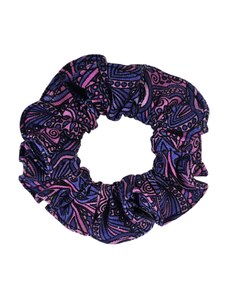 Ebbie Scrunchie gumička -MANDALA FIALOVÁ