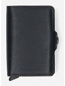 Peněženka Secrid černá barva, peněženka Secrid Twinwallet Crisple TC-BLACK