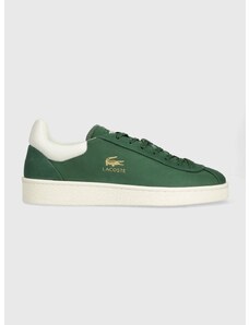Sneakers boty Lacoste Baseshot Premium Leather zelená barva, 47SMA0040