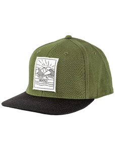 Meatfly kšiltovka Tyler Snapback Sunny Olive / Black | Černá