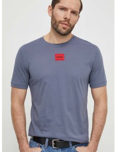 Bavlněné tričko HUGO s aplikací