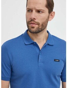 Polo tričko Calvin Klein oranžová barva, K10K111196