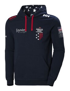 Pánská mikina HELLY HANSEN 21065 599 AM COTTON HOODIE 599 AM NAVY