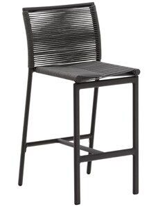 Šedá zahradní barová židle Kave Home Culip 65 cm