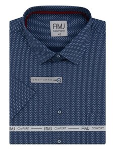 Pánská košile krátký rukáv AMJ VKSBR 1359 Slim Fit Comfort