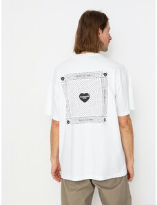 Carhartt WIP Heart Bandana (white/black)bílá