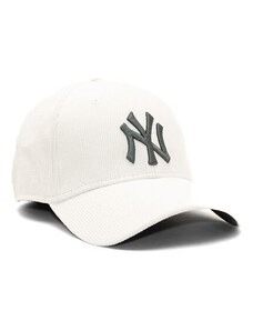 Kšiltovka New Era 39THIRTY MLB Cord New York Yankees Off White / Graphite Grey