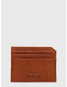 Peněženka Polo Ralph Lauren hnědá barva, 405914159