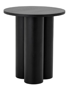 Černý dřevěný odkládací stolek Bloomingville Aio 45 cm