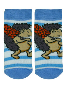 BONASTYL DORI ježek - modrá, kojenecké froté ponožky