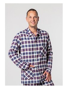 LUIZ PETR pánský flanelový pyžamový kabátek