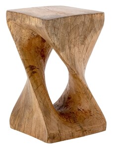 Dřevěný odkládací stolek Bloomingville Samara 26,5 x 26,5 cm