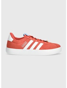 Kožené sneakers boty adidas VL COURT 3.0 oranžová barva, ID9073