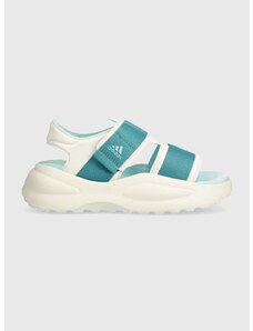 Dětské sandály adidas MEHANA SANDAL KIDS tyrkysová barva