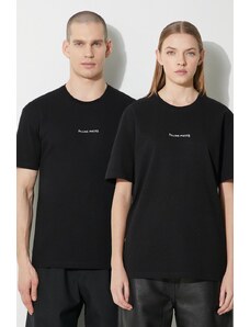 Bavlněné tričko Filling Pieces Slim černá barva, s potiskem, 74434001861