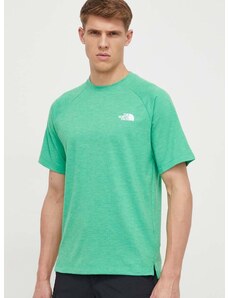 Sportovní tričko The North Face Foundation zelená barva, NF0A87FQPPO1