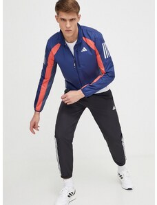 Větrovka adidas Performance Own the Run tmavomodrá barva, přechodná, IK4992