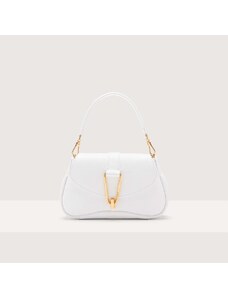 COCCINELLE HIMMA SMALL KOŽENÁ KABELKA BRILLANT WHITE SS24