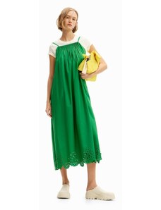 šaty Desigual Porland verde tropical