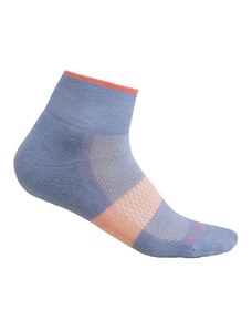 Dámské merino ponožky ICEBREAKER Wmns Multisport Light Mini, Kyanite/Tang/Glow velikost: 41-43 (L)