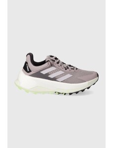 Běžecké boty adidas TERREX Soulstride Ultra W fialová barva, IE8457