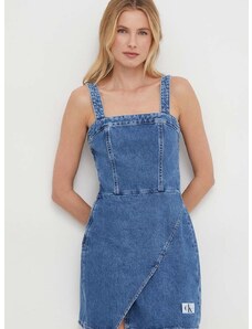 Džínové šaty Calvin Klein Jeans mini, J20J222783