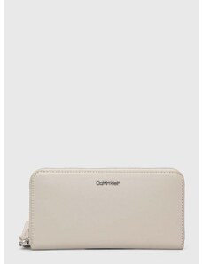 Peněženka Calvin Klein béžová barva, K60K611687