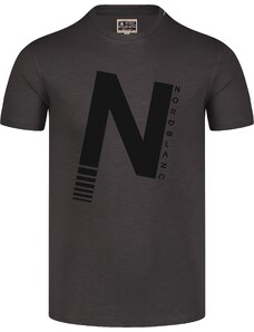 Nordblanc Šedé pánské bavlněné tričko CAPITAL