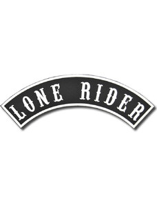 Route-66.cz Moto nášivka Lone Rider Rocker - XXL na záda