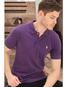 T8561 DEWBERRY MEN'S TSHIRT-LIGHT PURPLE