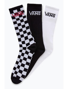 Pánské ponožky Vans Classic Crew 3 páry černá/bílá