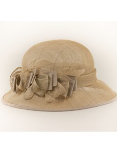 KRUMLOVANKA Okrový slavnostní sisalový klobouk Co-037