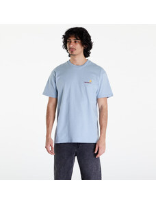 Pánské tričko Carhartt WIP S/S American Script T-Shirt UNISEX Frosted Blue