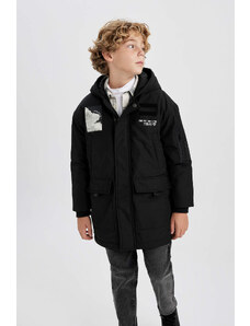 DEFACTO Boy Water Repellent Hooded Puffer Jacket