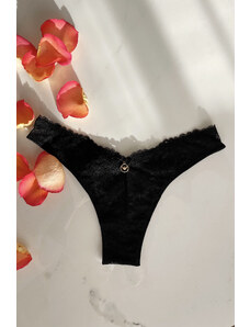Emporio Armani Underwear Emporio Armani Eternal Lace brazilky - černá
