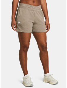 Under Armour Kraťasy UA Rival Terry Short-BRN - Dámské