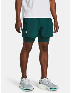 Under Armour Kraťasy UA LAUNCH 5'' 2-IN-1 SHORTS-BLU - Pánské