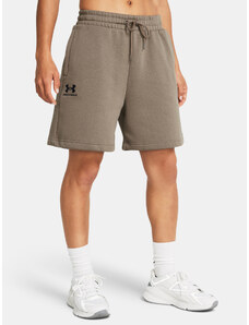 Under Armour Kraťasy UA Essl Flc Relax BF Short-BRN - Dámské