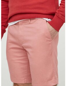 Kraťasy Tommy Hilfiger pánské, růžová barva, MW0MW23563