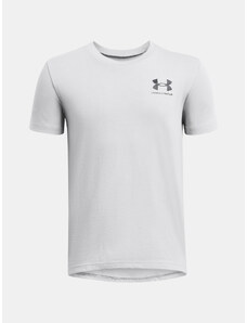 Tričko Under Armour UA B SPORTSTYLE LEFT CHEST SS-GRY