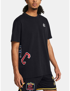 Under Armour Tričko Curry Arc HW Tee-BLK - Pánské