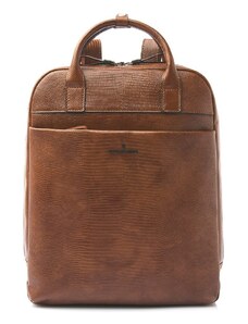 Castelijn & Beerens kožený batoh na notebook Hanne koňakový