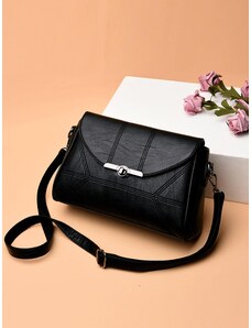 Dámská černá crossbody kabelka