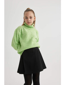 DEFACTO Girl Oversize Fit Turtleneck Pullover