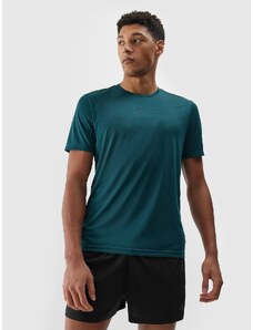 4F Pánské běžecké rychleschnoucí tričko - mořské zelené