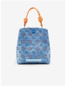 Modrý dámský vzorovaný batoh/kabelka Desigual Amorina Sumy Mini - Dámské