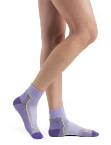 Dámské merino ponožky ICEBREAKER Wmns Hike+ Light Mini, Purple Gaze/Magic/Hyper velikost: 38-40 (M)