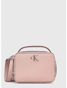 Kabelka Calvin Klein Jeans růžová barva, K60K611958