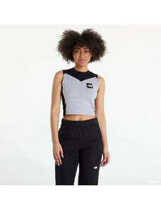 Dámské tílko The North Face Cropped Fitted Tank Top Tnf Light Grey Heather