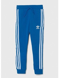 Dětské tepláky adidas Originals TREFOIL PANTS s aplikací